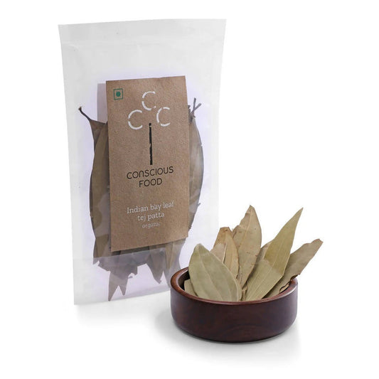Conscious Food Organic Indian Bay Leaf (Tej Patta) - 10 gm