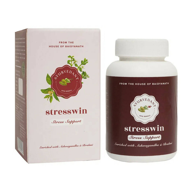 Baidyanath Jhansi Ayurvedant Stresswin Capsules - 60 caps