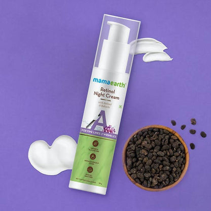 Mamaearth Retinol Night Cream with Retinol & Bakuchi - 50 gm