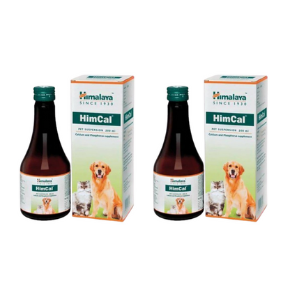 Himalaya Himcal Pet Suspension Calcium and Phosphorous Supplement - 200 ml - Pack of 2