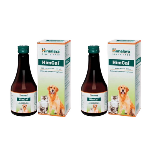 Himalaya Himcal Pet Suspension Calcium and Phosphorous Supplement - 200 ml - Pack of 2