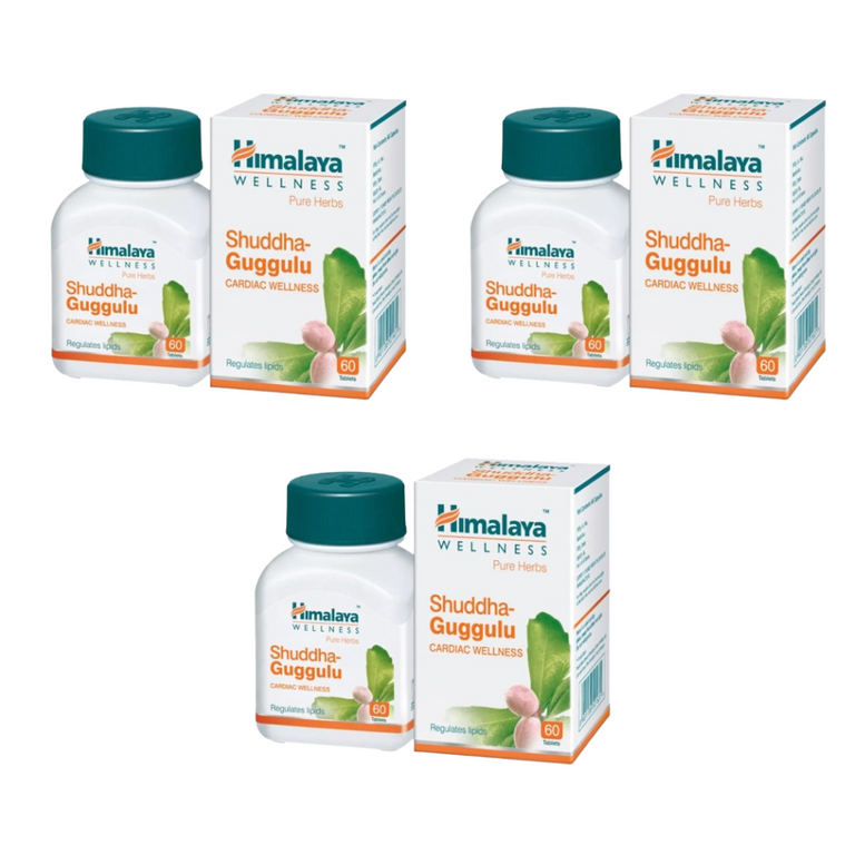 Himalaya Wellness - Shuddha Guggulu Regulates Lipids - Pack of 1 - 60 tabs