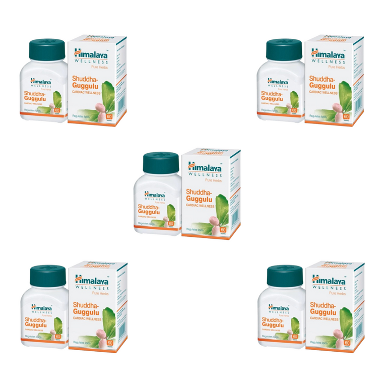 Himalaya Wellness - Shuddha Guggulu Regulates Lipids - Pack of 1 - 60 tabs