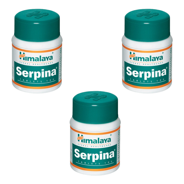 Himalaya Herbals - Serpina Tablets - Pack of 1 - 100 tabs