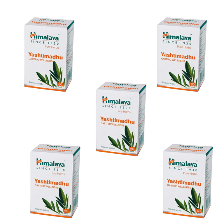 Himalaya Herbals - Yashtimadhu Gastric Wellness - Pack of 1 - 60 tabs