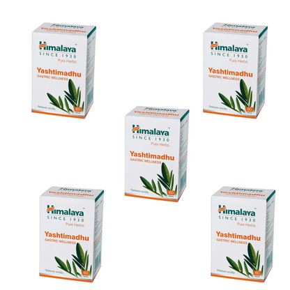 Himalaya Herbals - Yashtimadhu Gastric Wellness - Pack of 1 - 60 tabs