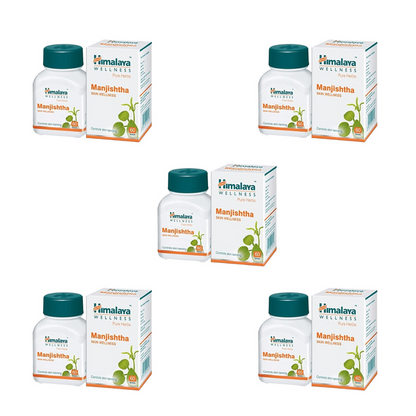 Himalaya Herbals - Manjishtha Skin Wellness - Pack of 1 - 60 tabs