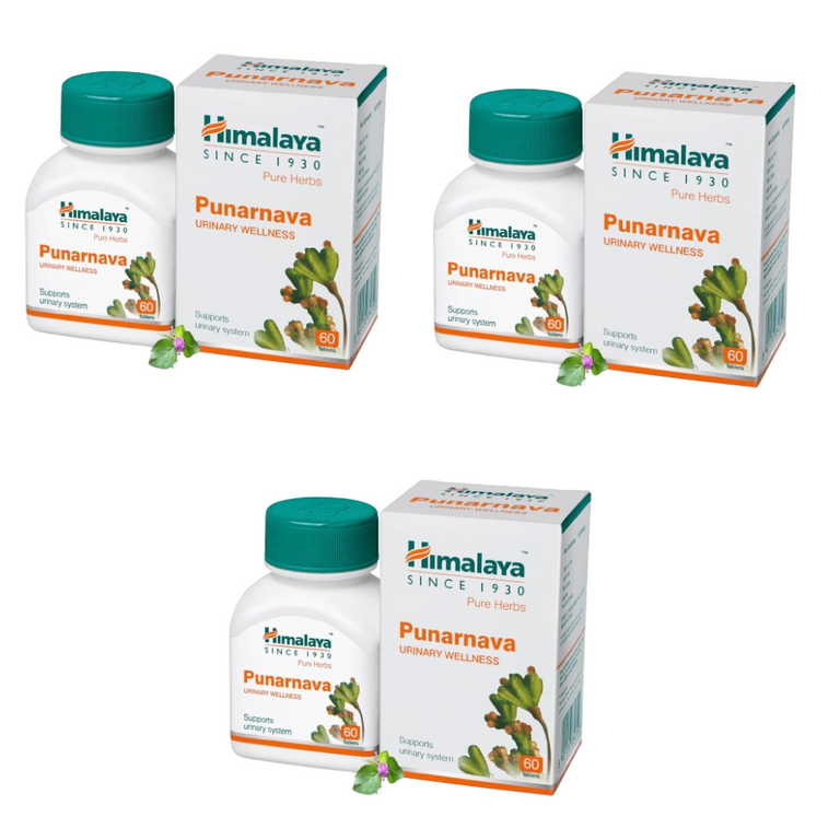 Himalaya Herbals - Punarnava Urinary Wellness - Pack of 1 - 60 tabs