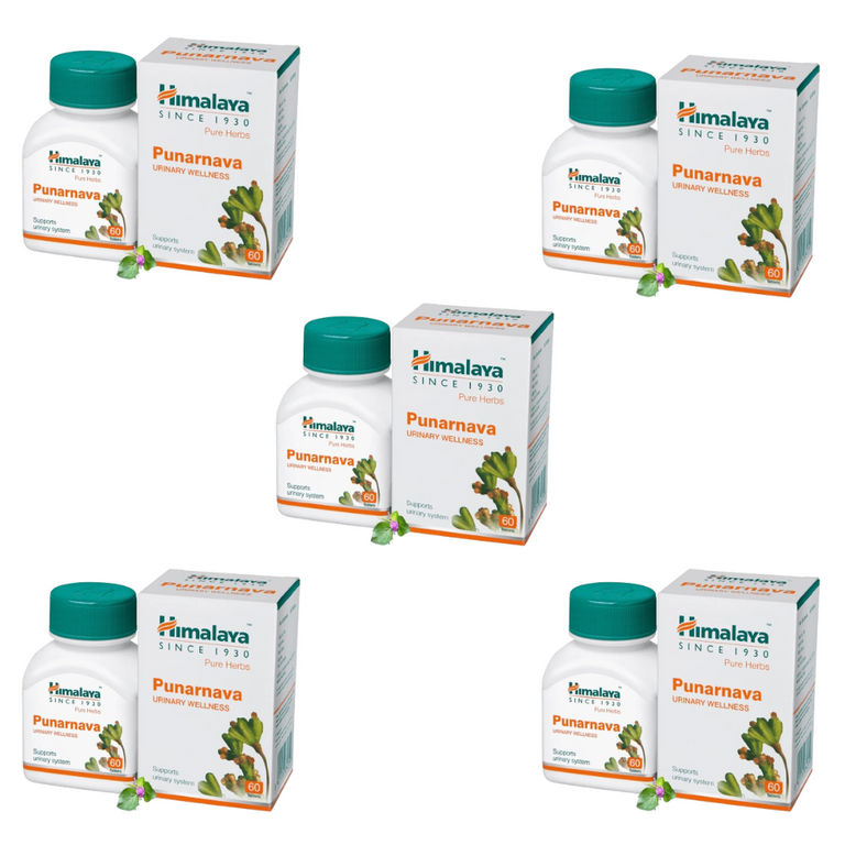 Himalaya Herbals - Punarnava Urinary Wellness - Pack of 1 - 60 tabs
