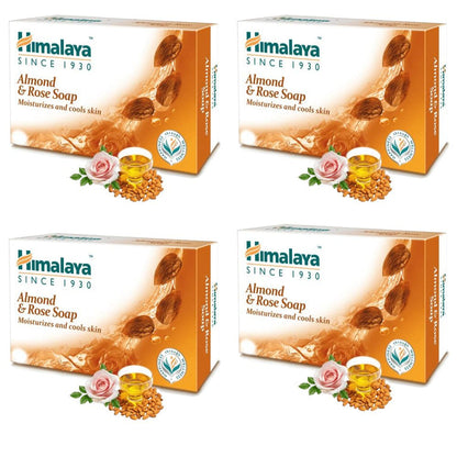 Himalaya Herbals Almond and Rose Soap - 75 gm - Pack of 1