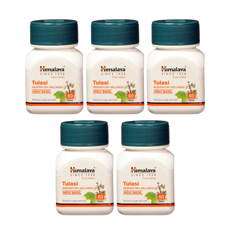 Himalaya Wellness Tulasi Respiratory Wellness - Pack of 1 - 60 tabs