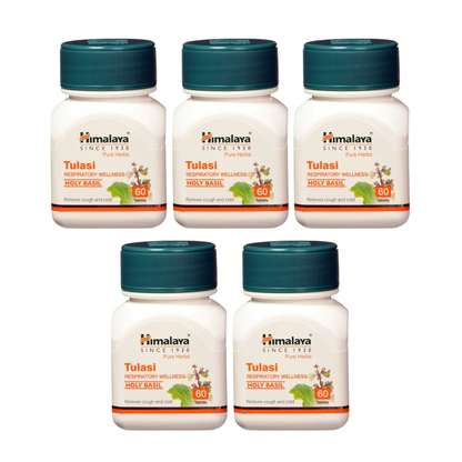 Himalaya Wellness Tulasi Respiratory Wellness - Pack of 1 - 60 tabs