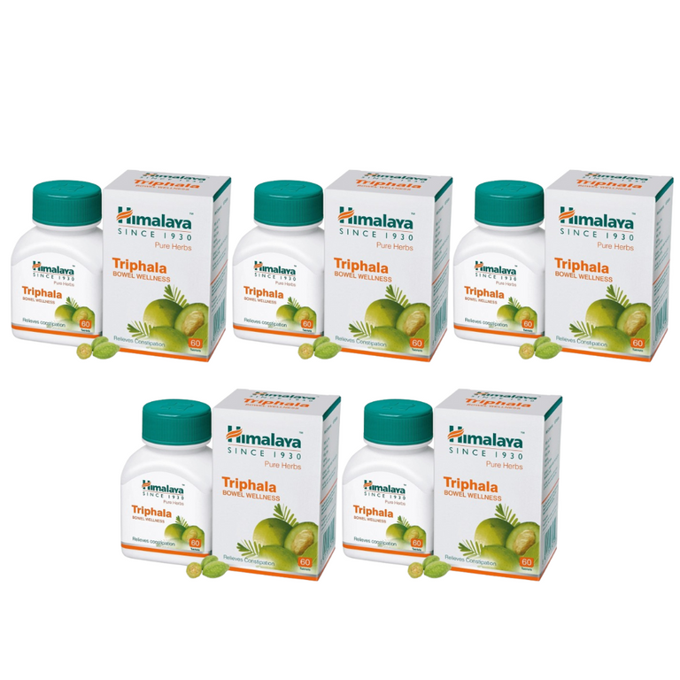 Himalaya Wellness Pure Herbs Triphala Bowel Wellness - 60 tabs - Pack of 1