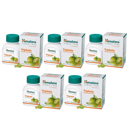 Himalaya Wellness Pure Herbs Triphala Bowel Wellness - 60 tabs - Pack of 1
