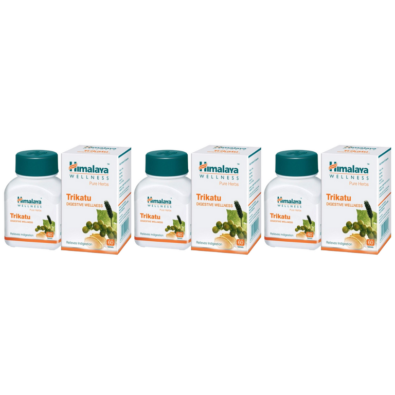 Himalaya Wellness Pure Herbs Trikatu Digestive Wellness - Pack of 1 - 60 tabs