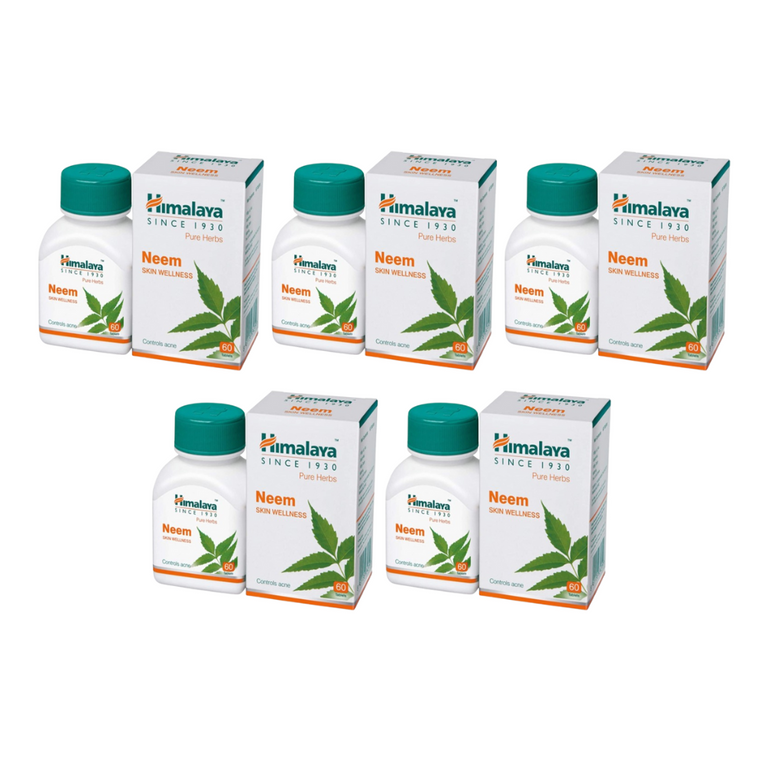 Himalaya Wellness Pure Herbs Neem Skin Wellness - 60 tabs - Pack of 1