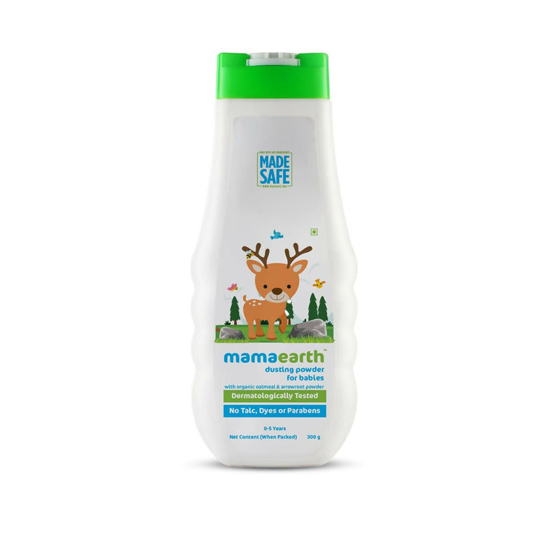 Mamaearth Daily Moisturizing Lotion & Dusting Powder with Organic Oatmeal & Arrowroot Powder for Babies - combo