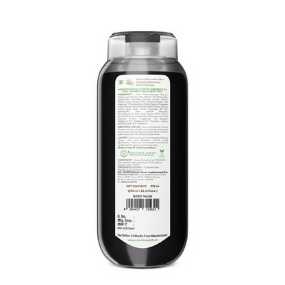 Mamaearth Charcoal Moisturizing Body Wash with Activated Charcoal & Energizing Mint for Skin - 250 ml