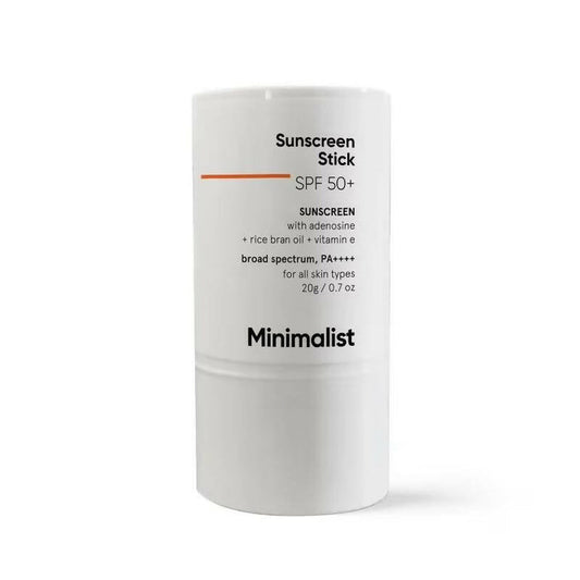 Minimalist SPF 50 Sunscreen Stick PA++++ With Adenosine, Rice Bran Oil & Vitamin E - 20 gm