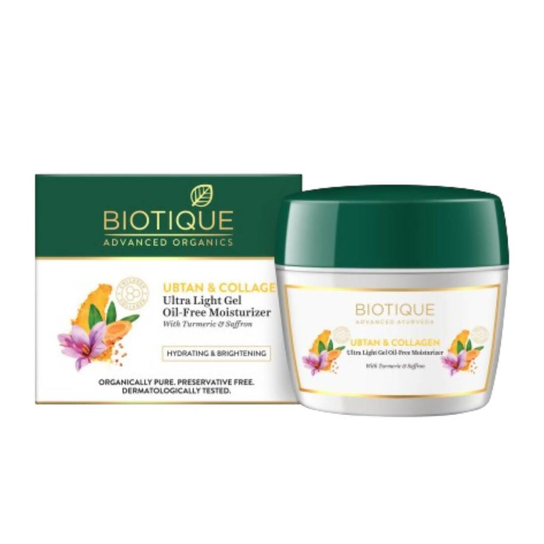 Biotique Ubtan & Collagen Ultra Light Gel Oil Free Moisturizer - 200 ml