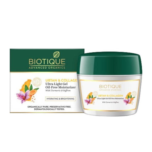 Biotique Ubtan & Collagen Ultra Light Gel Oil Free Moisturizer - 200 ml