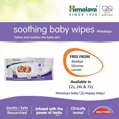 Himalaya Herbals - Soothing Baby Wipes - 72 Wipes