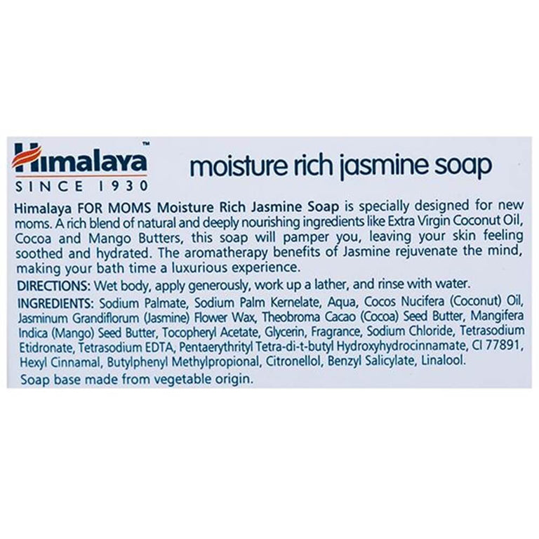 Himalaya Herbals Moisture Rich Jasmine Soap For Moms - 75 gm