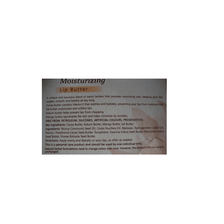 Himalaya Herbals Natural Moisturizing Lip Butter - 10 gm