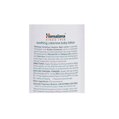 Himalaya Herbals - Soothing Calamine Baby Lotion - 100 ml