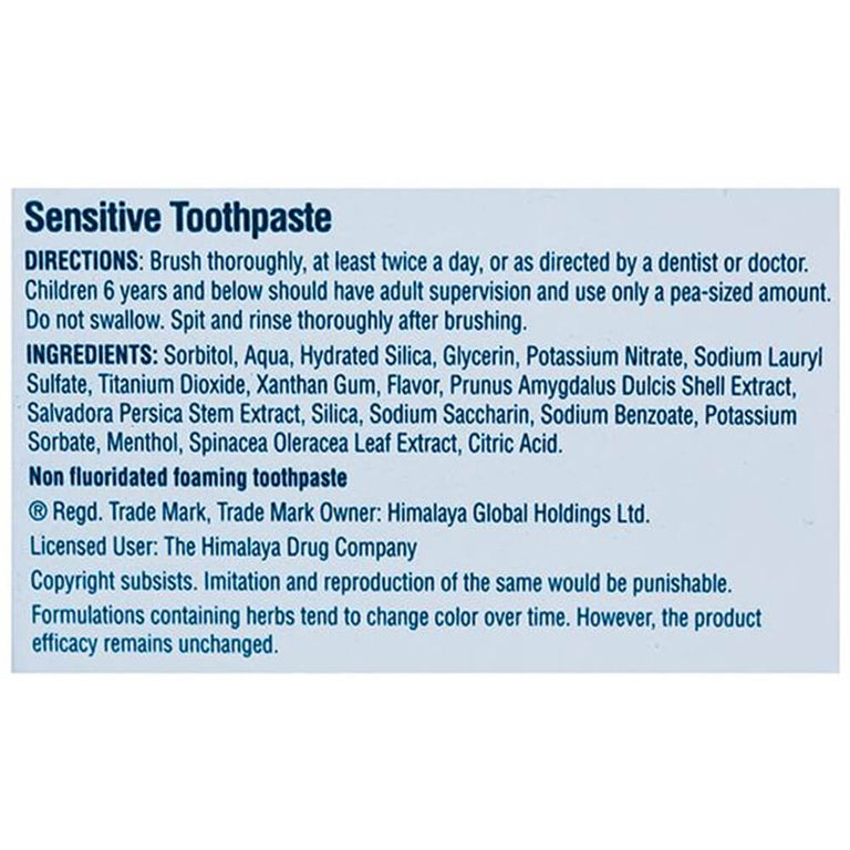Himalaya Sensitive Tooth Paste - 80 gm