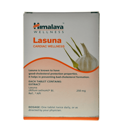 Himalaya Wellness Pure Herbs Lasuna Cardiac Wellness - Pack of 1 - 60 tabs