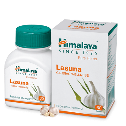 Himalaya Wellness Pure Herbs Lasuna Cardiac Wellness - Pack of 1 - 60 tabs