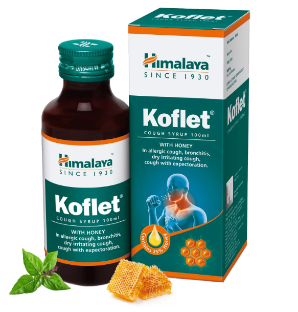 Himalaya Herbals - Koflet Cough Syrup - 100 ml