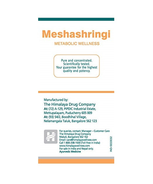Himalaya Herbals - Meshashringi Tablets - Pack of 1 - 60 tabs