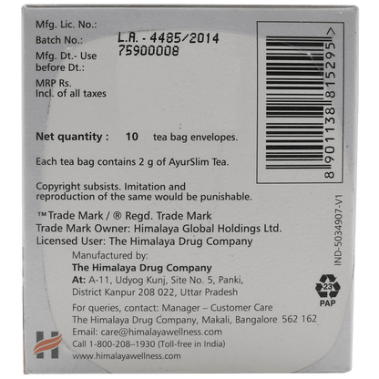 Himalaya Wellness Ayurslim Tea - 10 tea bags