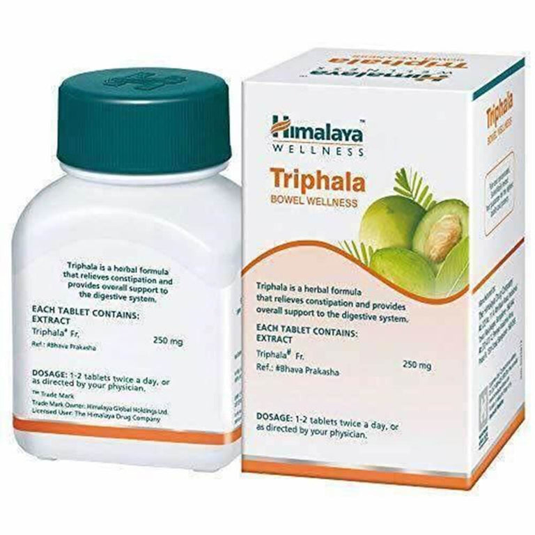 Himalaya Wellness Pure Herbs Triphala Bowel Wellness - 60 tabs - Pack of 1