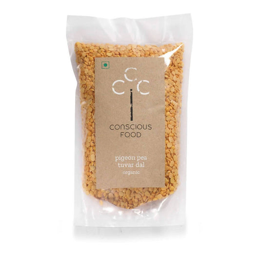 Conscious Food Organic Pigeon Pea (Tuvar Dal) - 500 gm