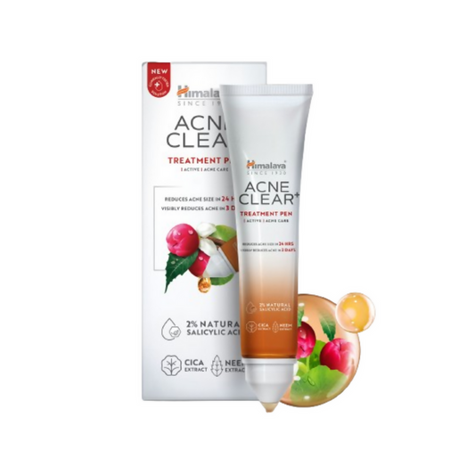 Himalaya Herbals Acne Clear+ Spot Treatment Pen with 2% Natural Salicylic Acid Day Cream - 15 ml