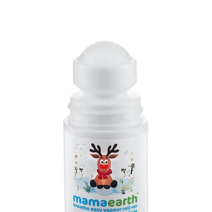 Mamaearth Baby Breathe Easy Vapour Roll-On For Relieves Congestion & Promotes Easy Breathing - 40 ml