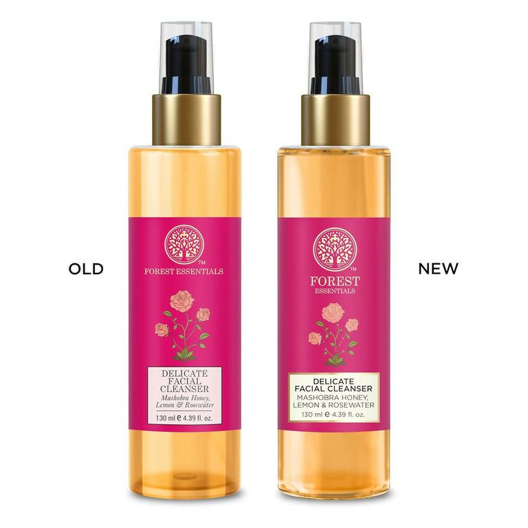 Forest Essentials Delicate Facial Cleanser - Honey, Lemon & Rosewater - 50 ml