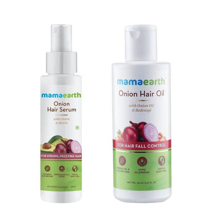 Mamaearth Onion Hair Serum & Onion Hair Oil - Combo