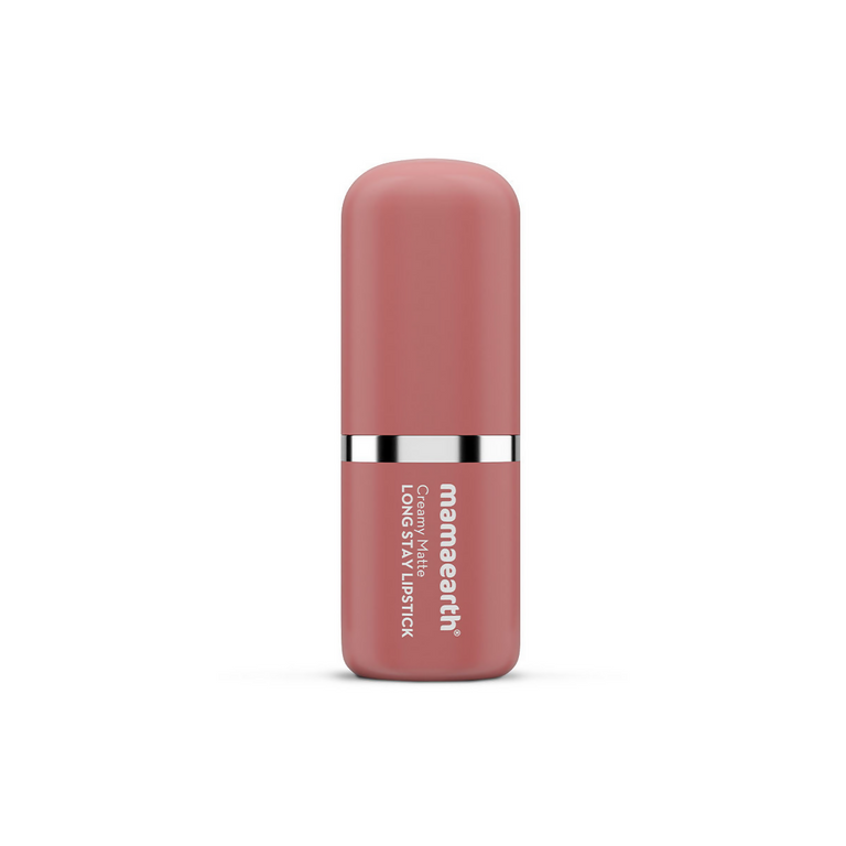 Mamaearth Creamy Matte Long Stay Lipstick - Pillow Nude - 4.2 gm