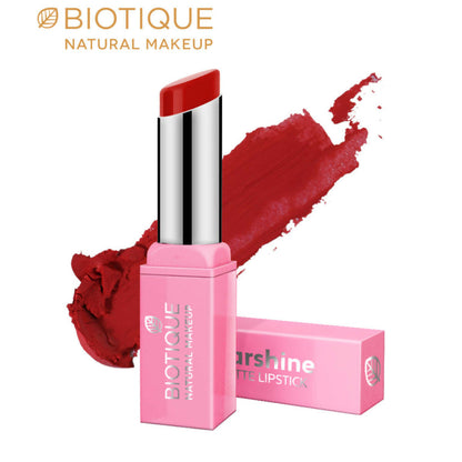 Biotique Starshine Matte Lipstick - Liberal Red - 3.5 gm