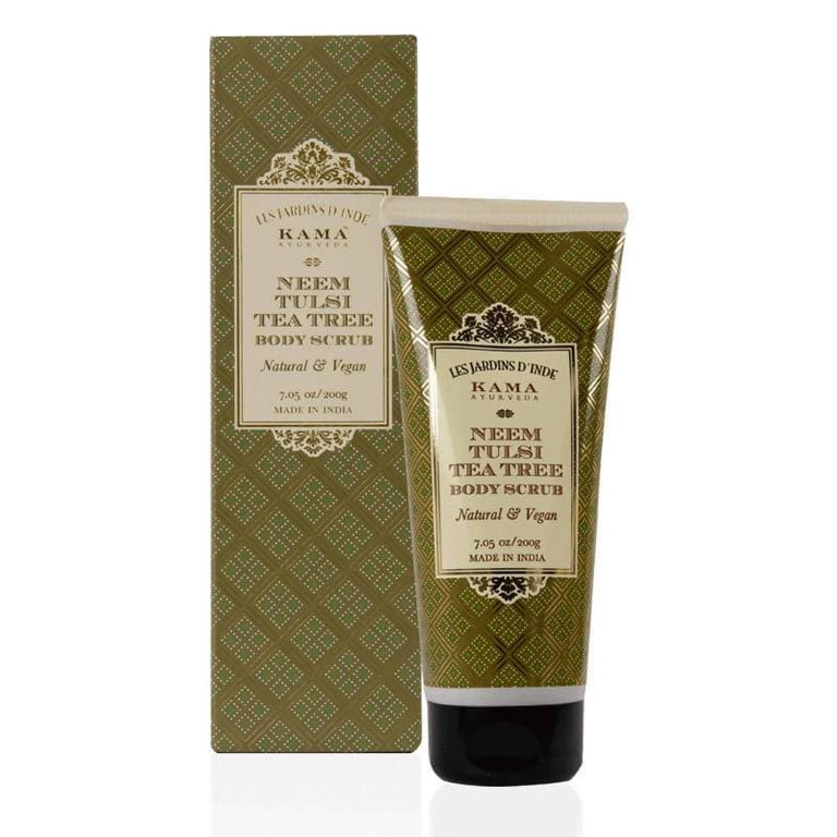 Kama Ayurveda Neem Tulsi Tea Tree Body Scrub 200gm - 200 gm
