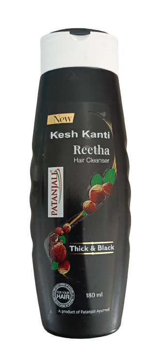 Patanjali Kesh Kanti Reetha Hair Cleanser - 180 ml