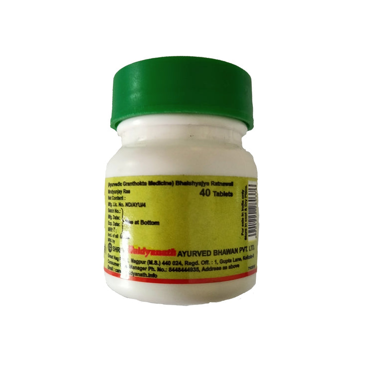 Baidyanath Jhansi Mrityunjaya Ras 40 Tabs - 40 tabs