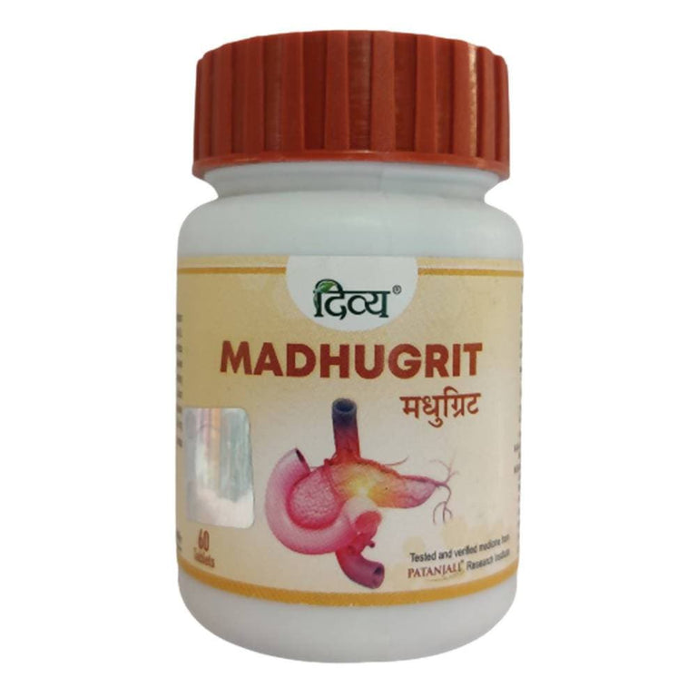 Patanjali Divya Madhugrit Tabs - 60 tabs - Pack of 1