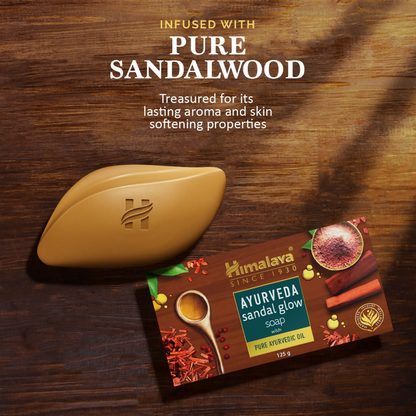 Himalaya Herbals Ayurveda Sandal Glow Soap - 75 gm
