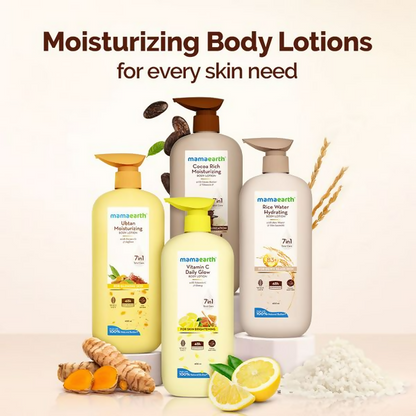 Mamaearth Rice Water Hydrating Body Lotion - 400 ml