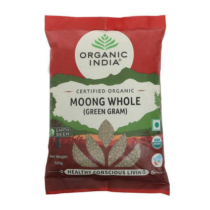 Organic India Moong Whole (Green Gram) - 500 gm